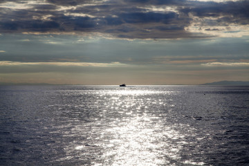 Boat silhouette