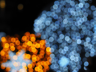 blurred bokeh of lights