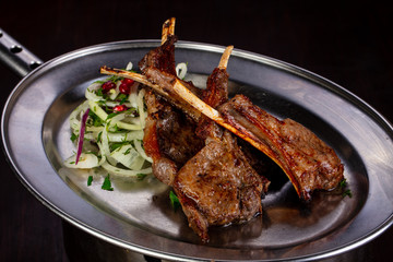 Grilled lamb bbq