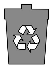 リサイクルゴミ箱(色)