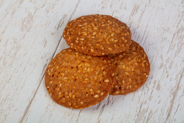 Delicious sesame cookies