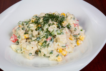Russian Crab salad