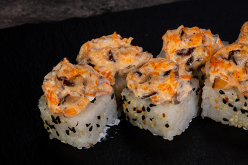Japanese spicy sushi