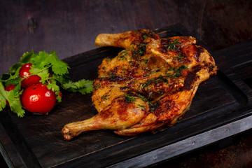 Grilled chicken with spices