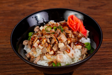 Rice with pork