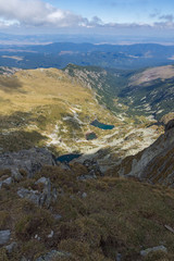 Fototapeta premium Amazing Landscape from Malyovitsa peak, Rila Mountain, Bulgaria