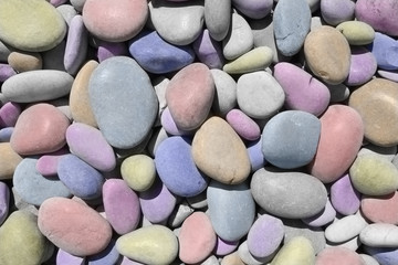 Fototapeta na wymiar colored sea stones