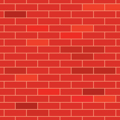Fototapeta premium red brick wall texture- vector illustration