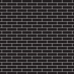 black brick wall texture- vector illustration