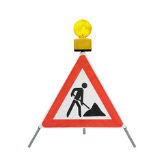 Baustelle Baustellenschild Gefahrenzeichen