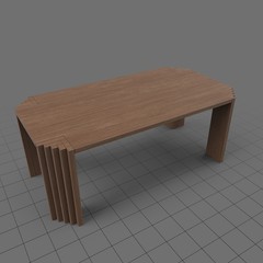 Wooden desk