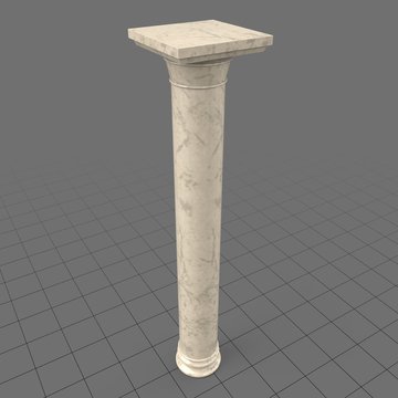 Tall column with capital