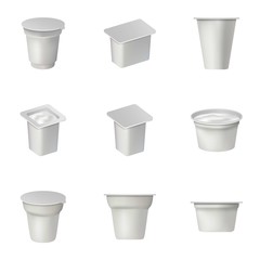 Wrapping icons set. Cartoon set of 9 wrapping vector icons for web isolated on white background