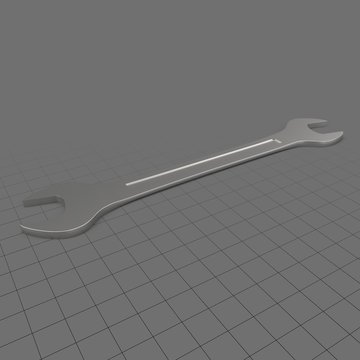 Open end chrome wrench