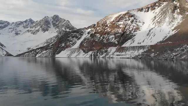El Yeso Dam. Andes mountains, Chile