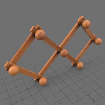 Wall mounted clothes hanger