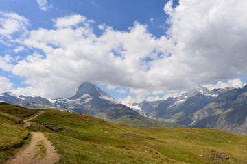 Fototapeta premium Matterhorn w Alpach Walijskich