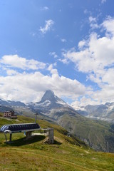 Zermatt - Bergmassiv in den Walliser Alpen 