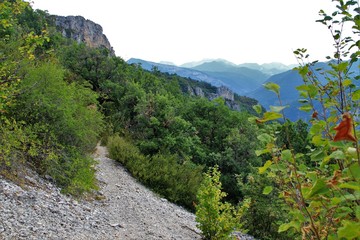 rando au dessus de Châtillon en Diois, Drôme