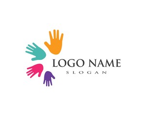 Hand Care Logo Template