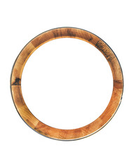 Obraz premium lined with iron wooden wheel or the vintage frame