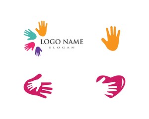 Hand Care Logo Template