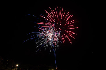 Feux d'artifices les Minimes La Rochelle Charente Maritime France