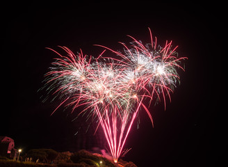 Feux d'artifices les Minimes La Rochelle Charente Maritime France