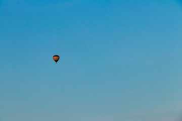 background. defocus. balloon in the blue sky