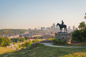 Kansas City Morning | Scout Statue
