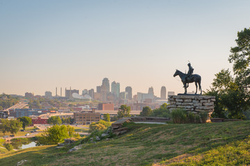Kansas City Morning | Scout Statue