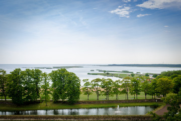 View of beautifull see landscape in Saaremaa, Estonia