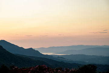Sunset in Sartène, Corsica