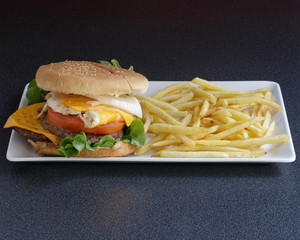 Egg burger