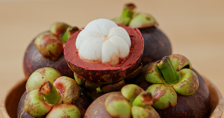 Stack of Purple mangosteen