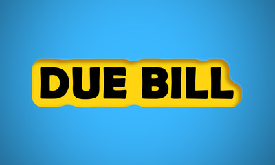Due Bill