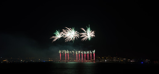 Feux d'artifices Royan Charente Maritime France