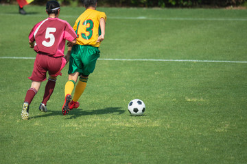 女子サッカー試合風景 © mtaira