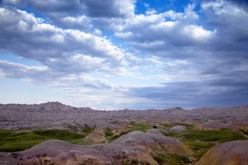 Yellow Mounds, Badlands National Park, South Dakota