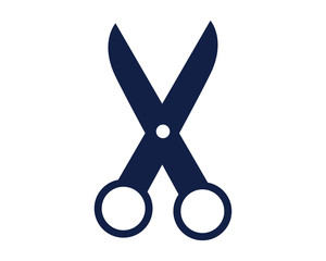 scissor glyph icon , designed for web and app