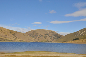 Lake with reflect of mountain, New Zealand