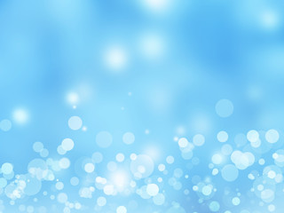blue bokeh beautiful background