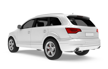Obraz premium SUV Car Isolated