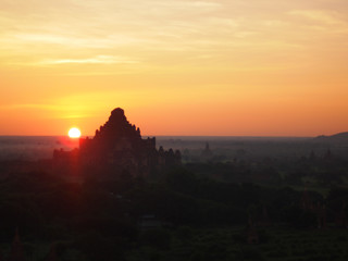 Sunrise at Bagan, Myanmar