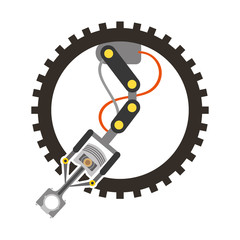 industry automotive robotic arm gear technical
