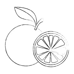 fresh oranges healthy food