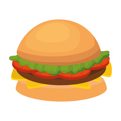 fresh and delicious burger