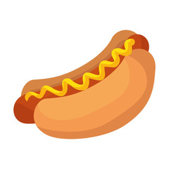 fresh and delicious hot dog