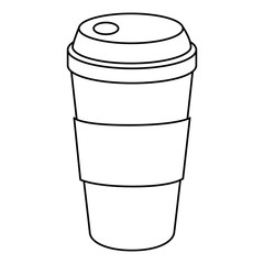 coffee drink in plastic container