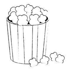 delicious pop corn icon